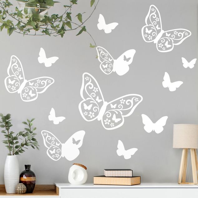 Adesivo murale - farfalla Deco