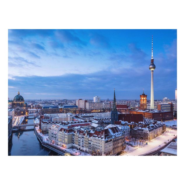 Stampa su Forex - Neve a Berlino - Formato orizzontale 4:3