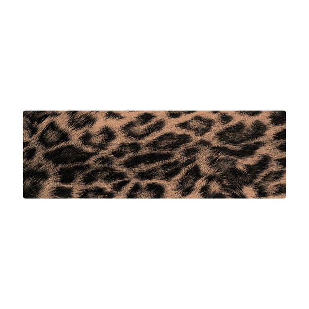 Tappetino di sughero - Leopardo delle nevi - Formato orizzontale 2:1