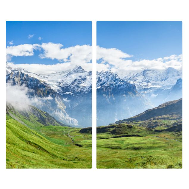 Coprifornelli - Panorama delle Alpi svizzere