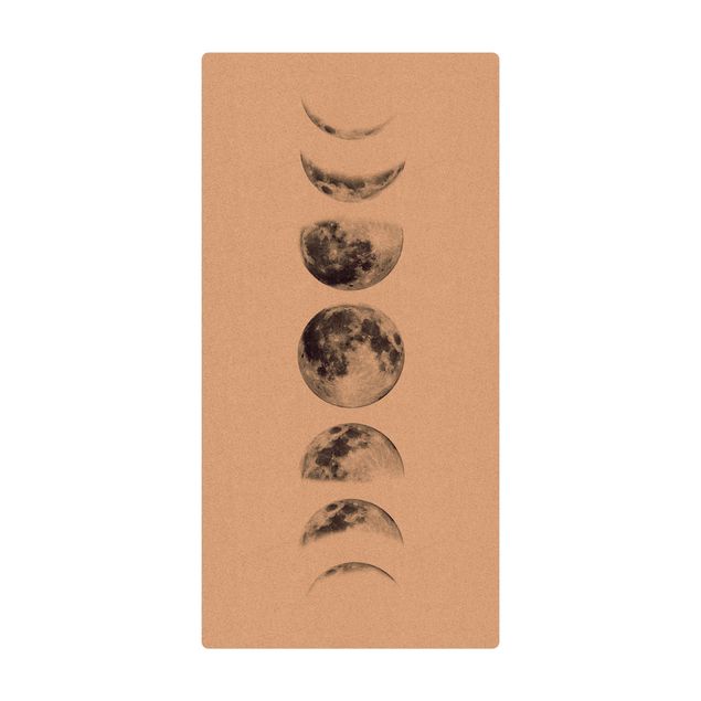 Tappetino di sughero - Sette lune - Formato verticale 1:2