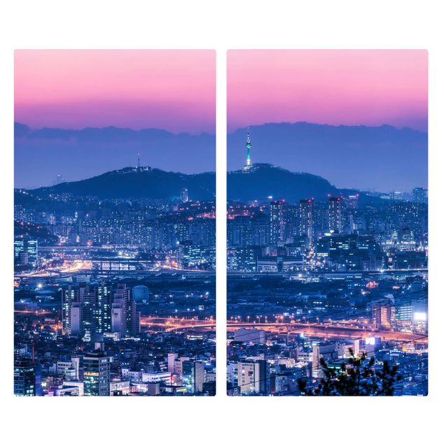 Coprifornelli - Skyline di Seul