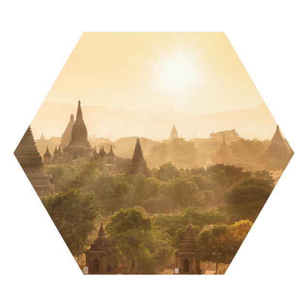 Esagono in forex - Tramonto su Bagan