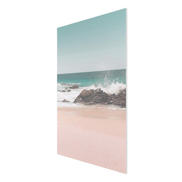 Stampa su Forex - Spiaggia assolata in Messico - Formato verticale 2:3
