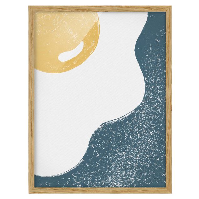 Poster con cornice - Uovo fritto
