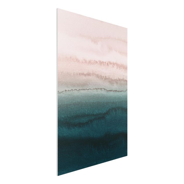 Stampa su Forex - Gioco di colori fragore delle onde - Formato verticale 2:3