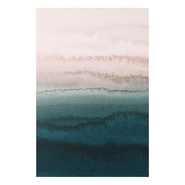 Stampa su Forex - Gioco di colori fragore delle onde - Formato verticale 2:3