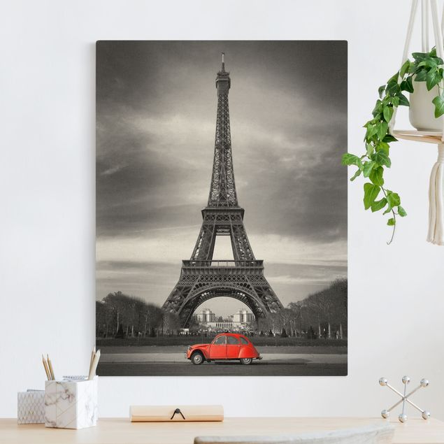 Quadro su tela naturale - Spot on Paris - Formato verticale 3:4