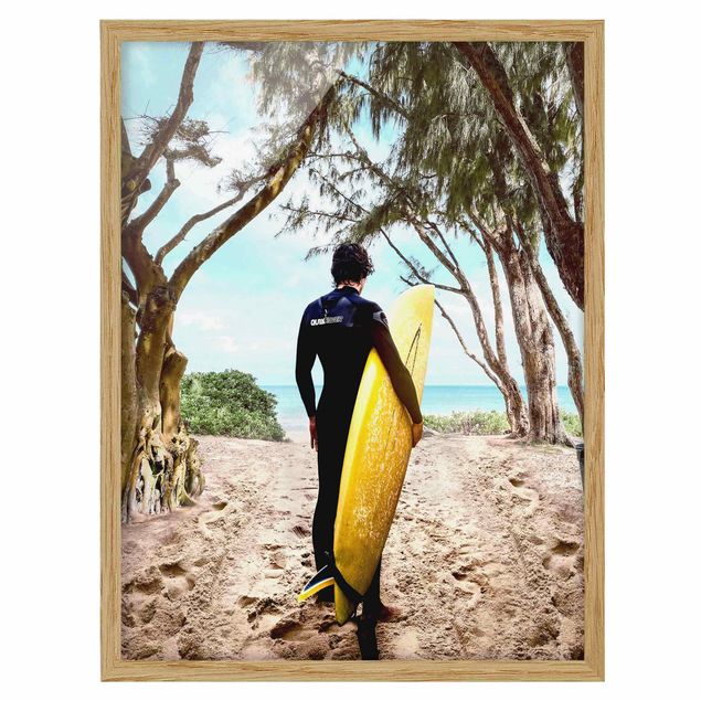 Poster con cornice - Fai surf con me