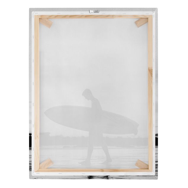 Stampa su tela - Surfista all'ombra - Formato verticale 3:4