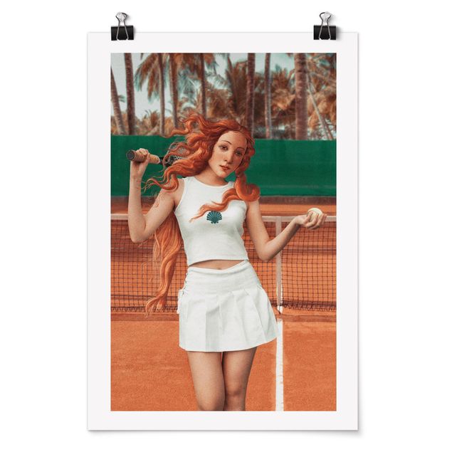 Poster riproduzione - Venere del tennis - 2:3