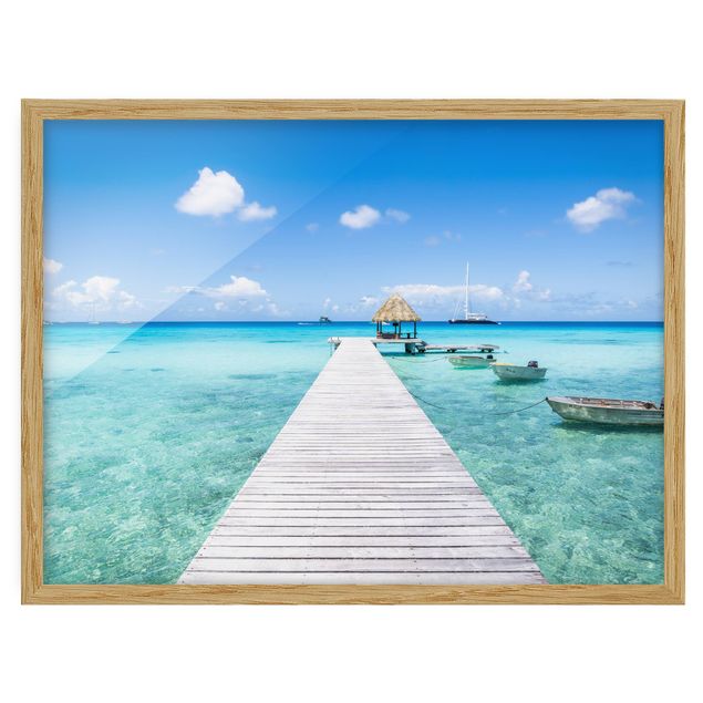 Poster con cornice - Vacanze nei tropici
