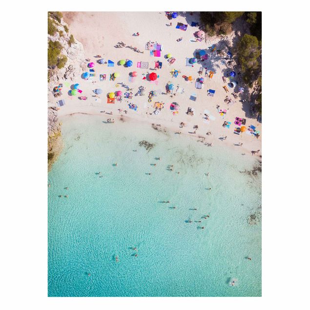 Stampa su tela - Vacanzieri sulla spiaggia