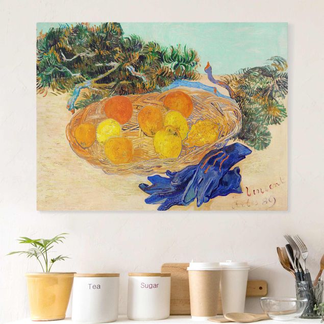 Riproduzioni su tela quadri famosi Van Gogh - Natura morta con arance
