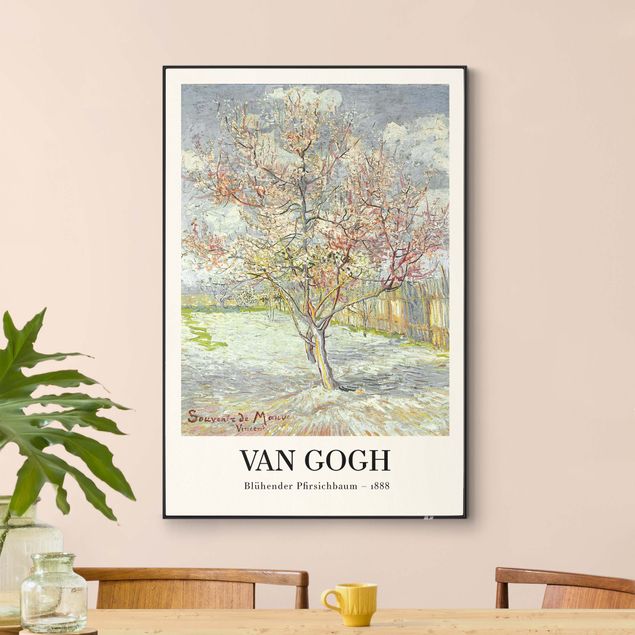 Quadro intercambiabile - Vincent van Gogh - Pesco in fiore - Edizione museo