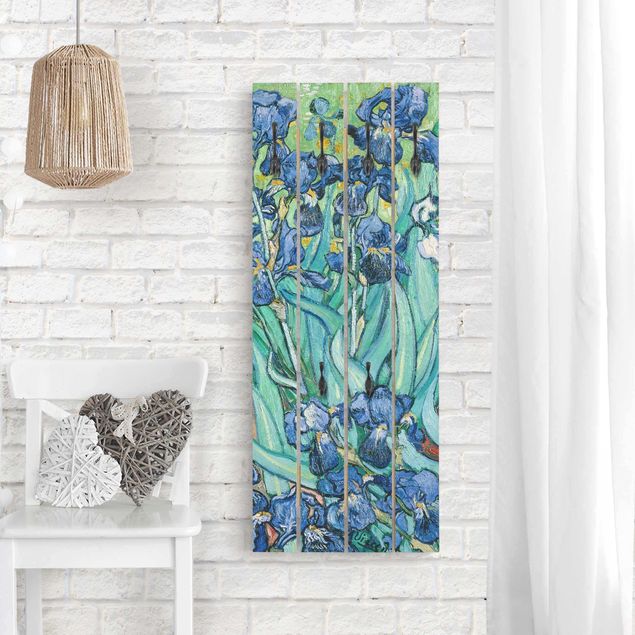 Appendiabiti in legno - Vincent van Gogh - Iris
