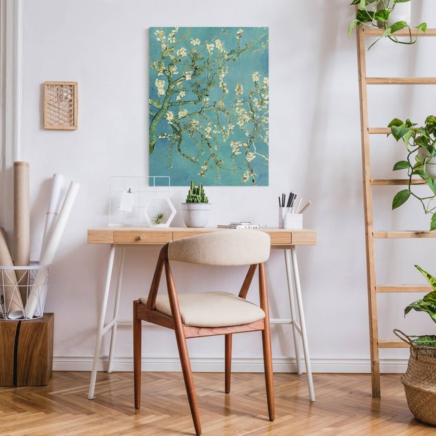 Quadri moderni per soggiorno Vincent Van Gogh - Mandorli in fiore