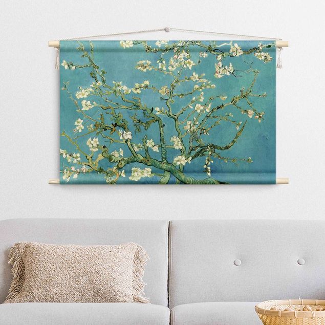 Arazzi da parete foresta Vincent van Gogh - Ramo di mandorlo fiorito