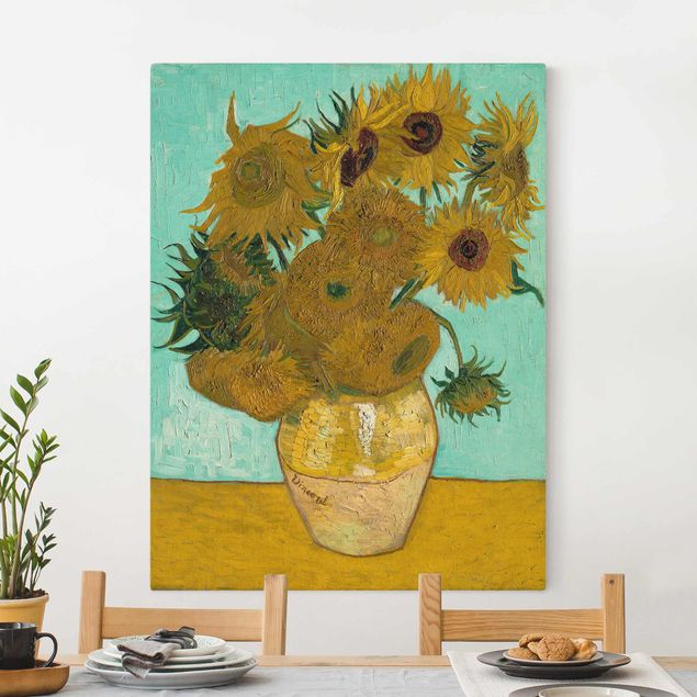 Quadri su tela fiori Vincent van Gogh - Girasoli