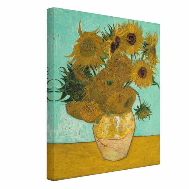 Stampe su tela Vincent van Gogh - Girasoli