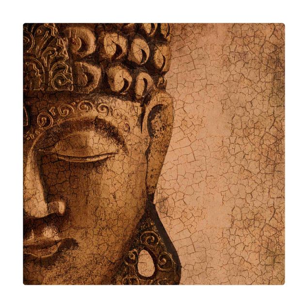 Tappetino di sughero - Vintage Buddha - Quadrato 1:1