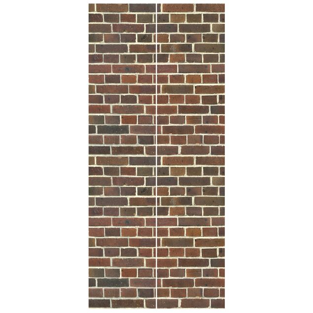 Carta da parati per porte - Brick Wallpaper - Red Brick Wall in London
