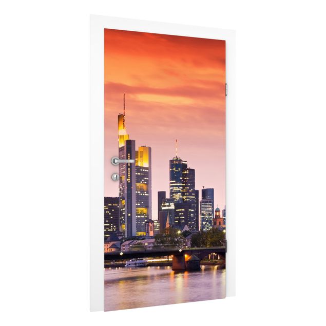 Carta da parati per porte - Frankfurt Skyline