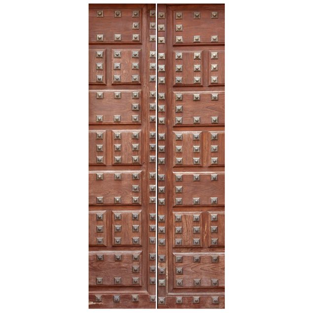 Carta da parati per porte - Moorish wooden door in Alhambra
