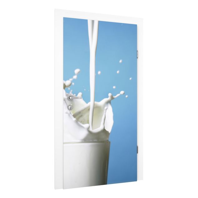 Carta da parati per porte - Milk