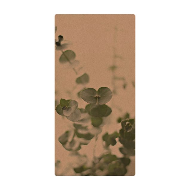 Tappetino di sughero - Crescita di ramo di eucalipto - Formato verticale 1:2