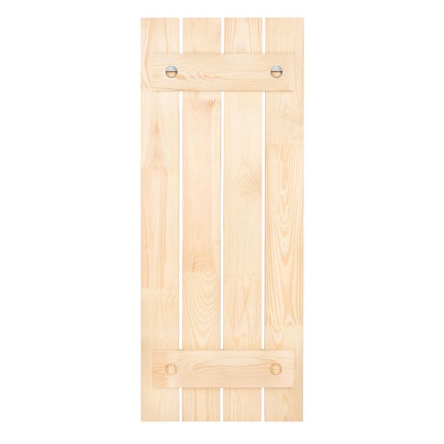 Appendiabiti in legno - Stack Of Planks - Ganci neri - Verticale