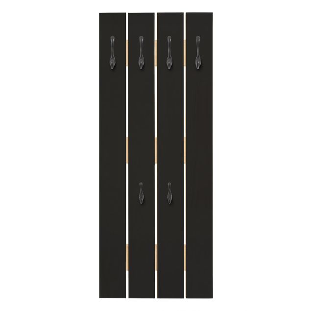 Appendiabiti in legno - colore nero