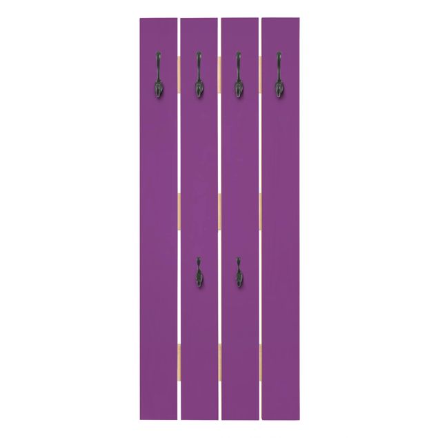 Appendiabiti in legno - Il colore viola
