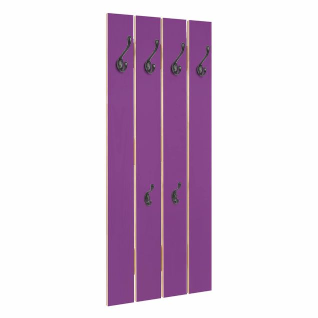 Appendiabiti in legno - Il colore viola