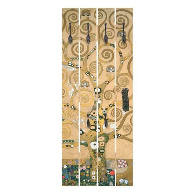 Appendiabiti in legno - Gustav Klimt - Tree Of Life