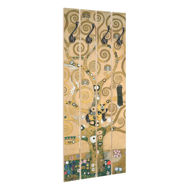 Appendiabiti in legno - Gustav Klimt - Tree Of Life
