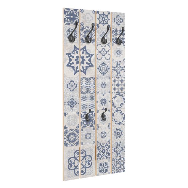 Appendiabiti in legno - Blu Ceramic Tiles Agadir