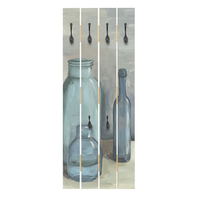 Appendiabiti in legno - Ancora Bottiglie vita con vetro II