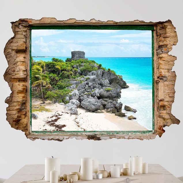 Philippe Hugonnard quadri Costa caraibica, rovine di Tulum