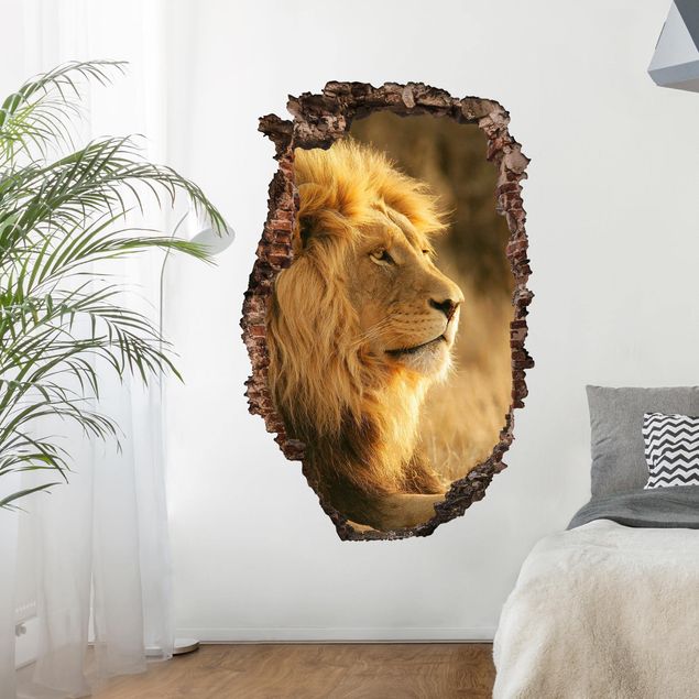 Adesivo murale 3D - Lion King - verticale 2:3