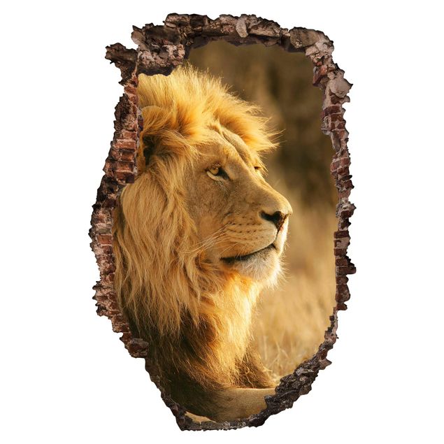 Adesivo murale 3D - Lion King - verticale 2:3