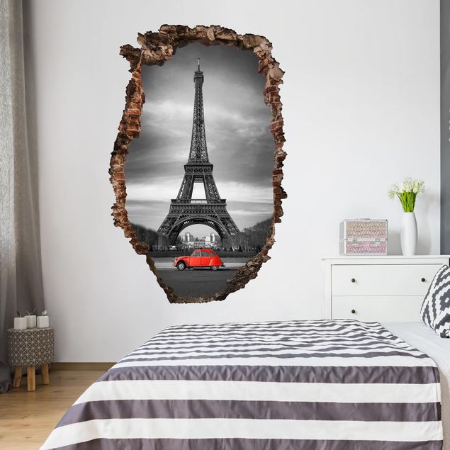 Adesivo murale 3D - Spot On Paris - verticale 2:3