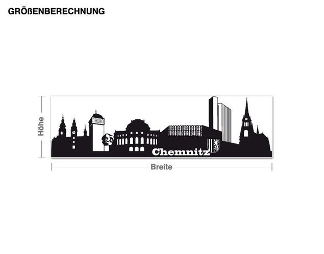 Adesivo murale - Chemnitz
