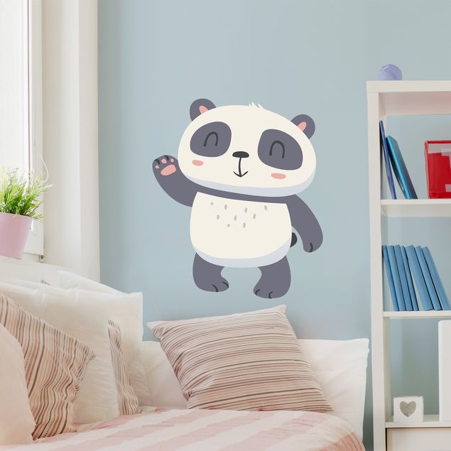 Adesivo murale Waving panda
