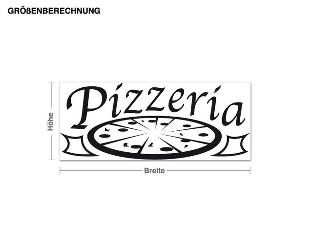Adesivo murale - pizzeria