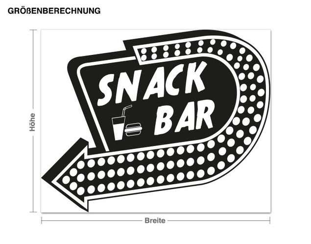 Adesivo murale - Snack-Bar