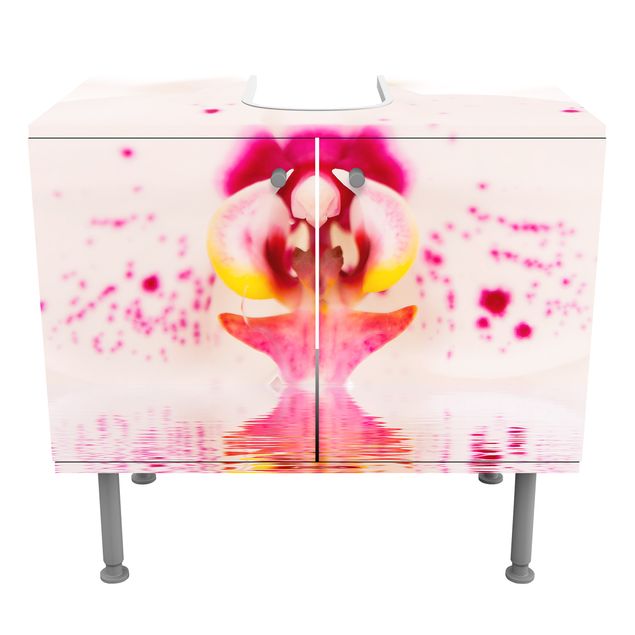Mobile per lavabo design Spotted orchid on water
