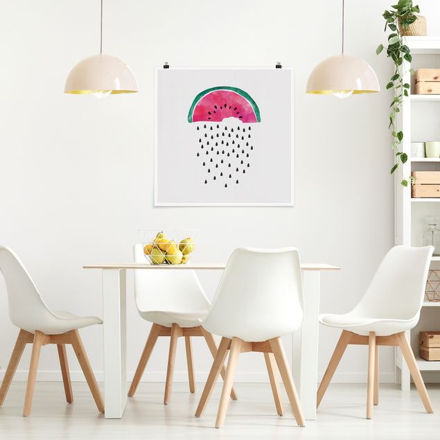 Poster - Pioggia di cocomeri