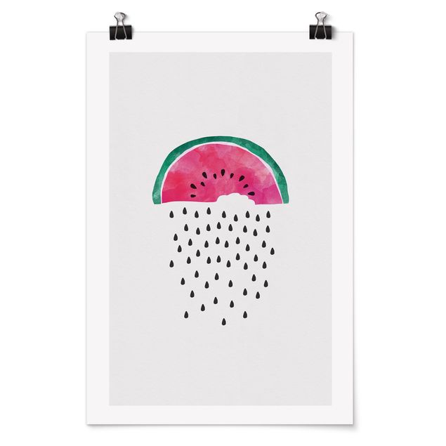 Poster - Pioggia di cocomeri