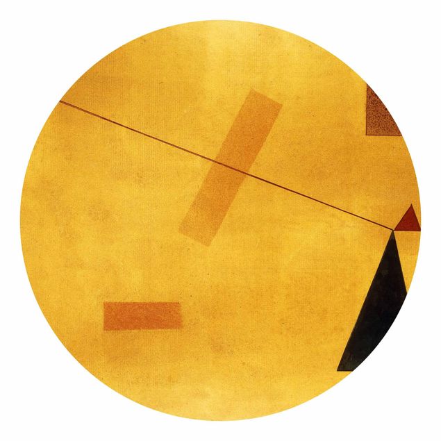 Carta da parati rotonda autoadesiva - Wassily Kandinsky - Ad eccezione di peso